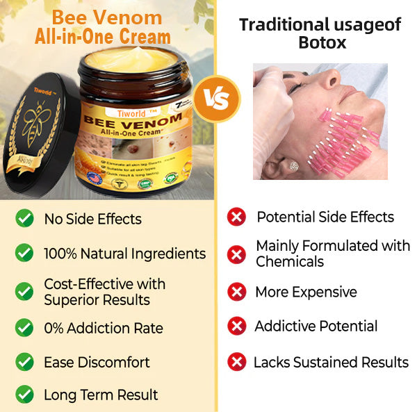 Tiworld™ Bee Venom All-in-One Cream 👩‍⚕️US Dermatologist Approved