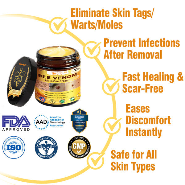 Tiworld™ Bee Venom All-in-One Cream 👩‍⚕️US Dermatologist Approved