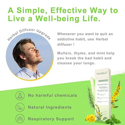 🔥Final 3 Hours: 60% OFF Mullein Relaxation Stick – Soothes Lungs, Detoxifies, Freshens Breath